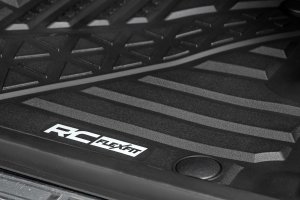 Ram 1500 Flex-Fit Floor Mats - Front + Rear - Rough Country - '19-'24